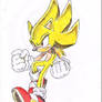 Super Sonic drawing 1.