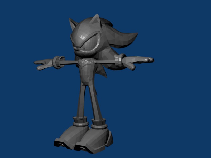 Shadow the Hedgehog 3D model by ThatOneGib on DeviantArt
