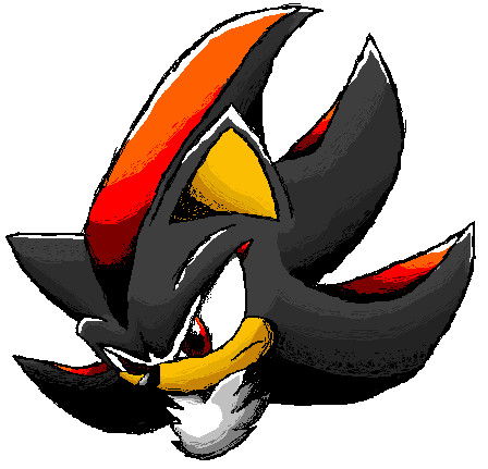 shadow the hedgehog ms paint 5