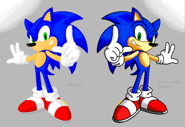 Sonic Pixel dif. color sheet