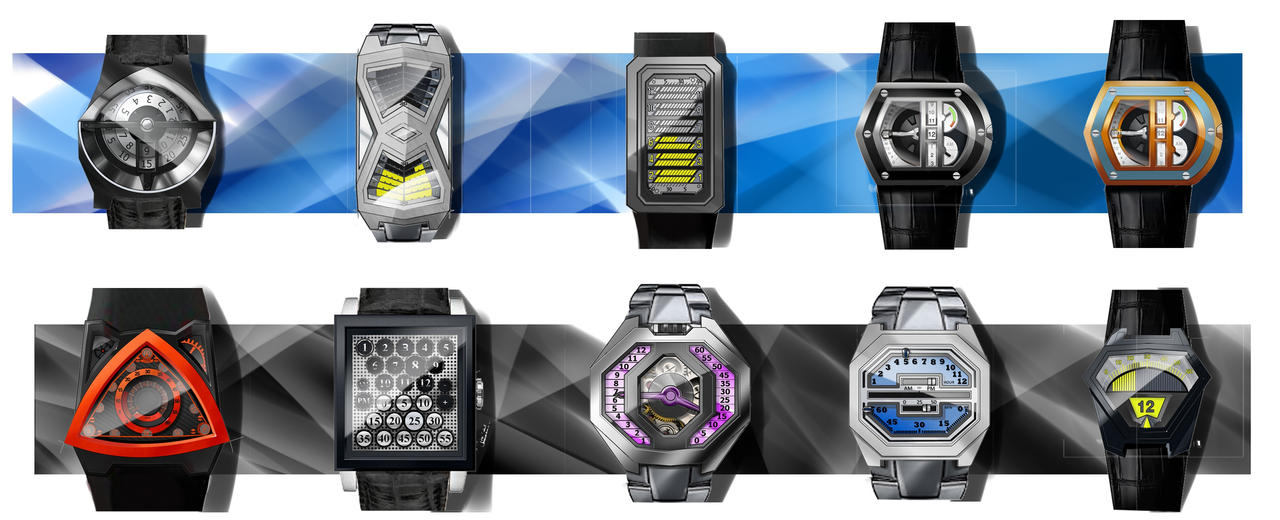 Automatic watch design concepts by Kernovy on DeviantArt