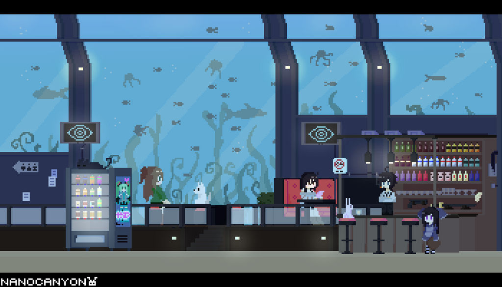 Pixel BG - Underwater Bar