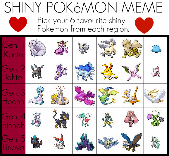 Shiny Pokemon Meme By Pinkvaporeon On Deviantart Shiny Pokemon Meme By Pinkvaporeon On Deviantart