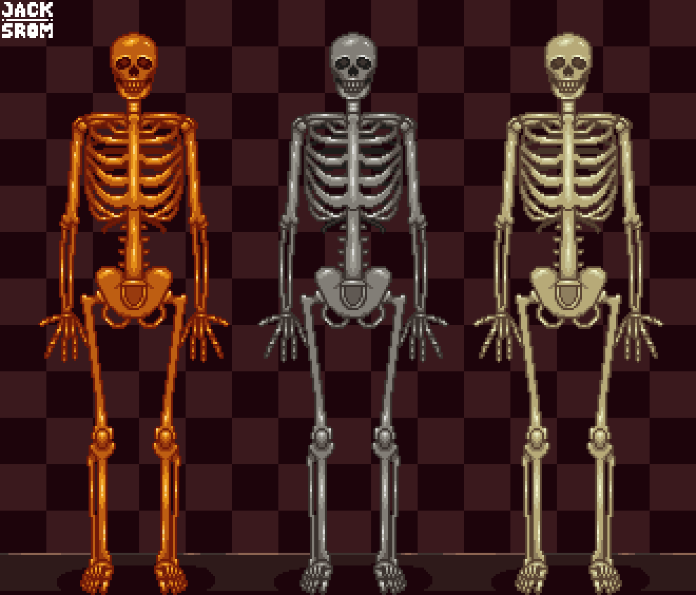 Skeleton Bitmap SKELETONS by jacksromart on DeviantArt