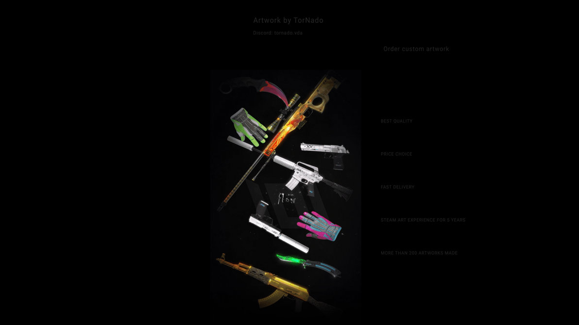 Floating CS2 Skins | Animated Steam Art | On Sale by TorNadoVDA on ...