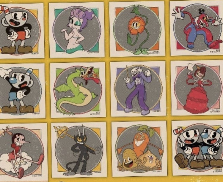 Cuphead Show Characters and their favorite SONIC CHARACTER 