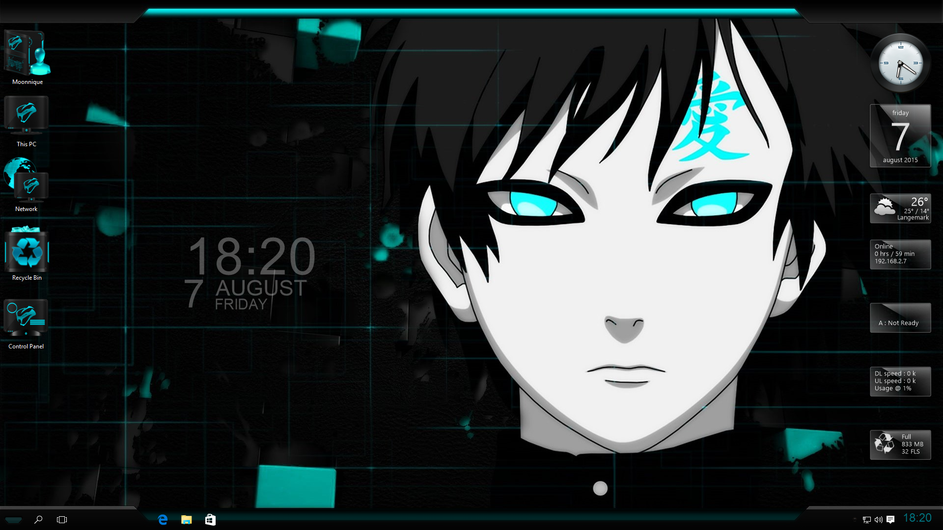 Windows 10 Anime Steel Viper Aqua edition 2015 v2 by Moonnique on DeviantArt Windows 10 Anime Steel Viper Aqua edition 2015 v2 by Moonnique on DeviantArt
