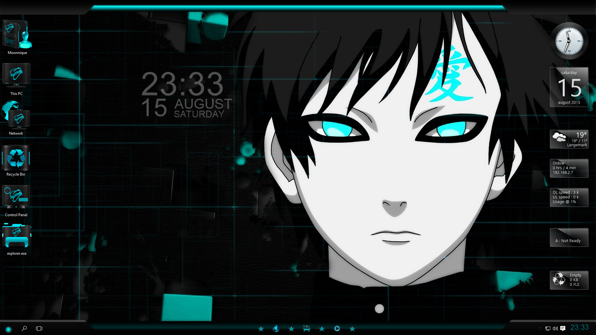 Windows 10 Anime Steel Viper Aqua Final Edition By Moonnique On