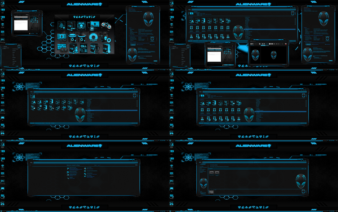 Arius Alienware Theme edition for Windows 10 19h1+ by Moonnique on ...