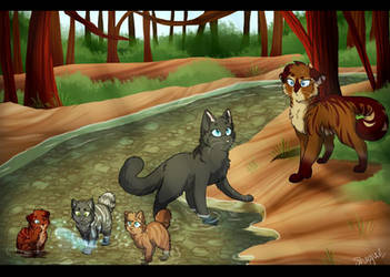 Oakwing and Ravenpelt