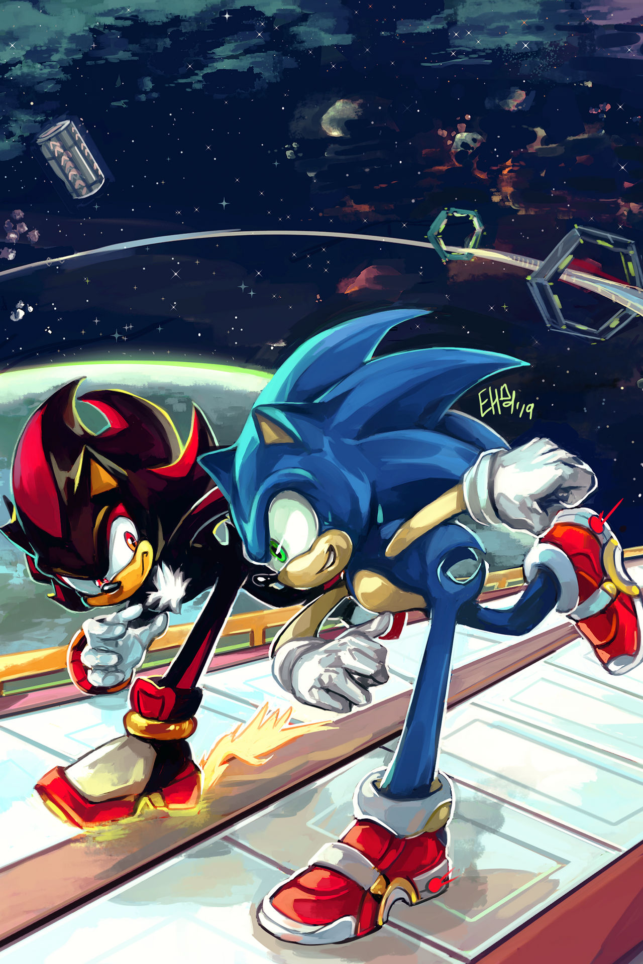 Sonic Vs Shadow By Artepaca On DeviantArt sonic-vs-shadow-by-artepaca-on-deviantart