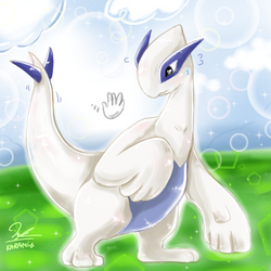 Lugia doesn't want to be touched