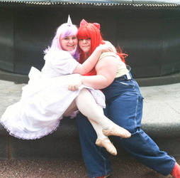 Sweetie Belle and Apple Bloom - Anime Boston 2012