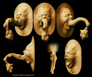 Lamp Post Concept Sculpt