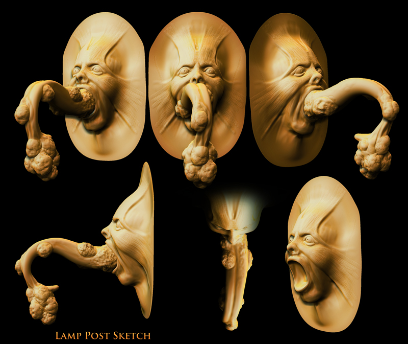 Lamp Post Concept Sculpt