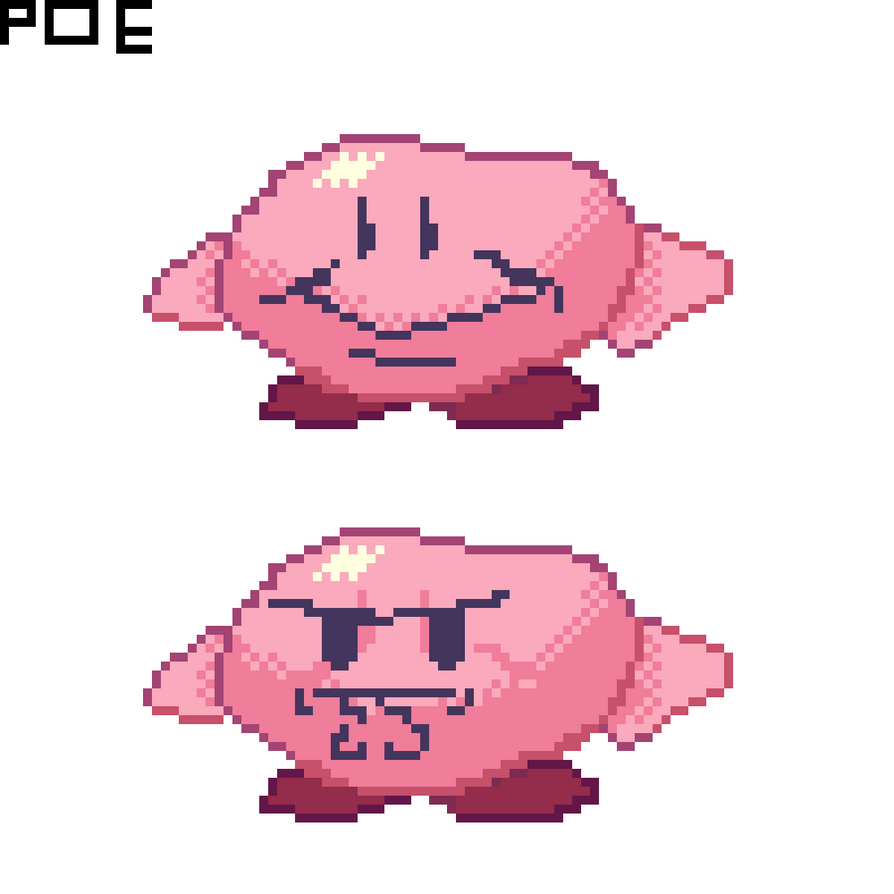 Speed drawn Kirby sprite by Poe58 on DeviantArt