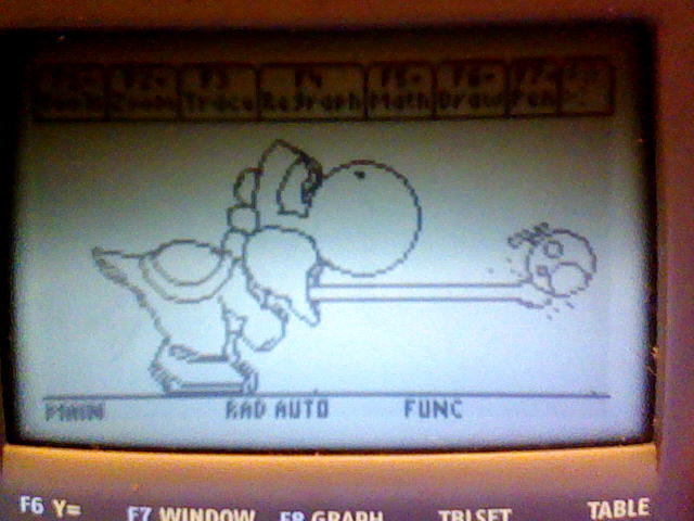 Graphing Calculator Yoshi :3 by TheStaticCling