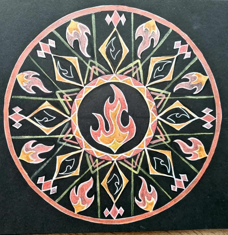 Magic Rune: Fire by Lissarah513 on DeviantArt