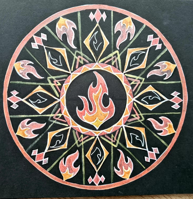 Magic Rune: Fire by Lissarah513 on DeviantArt