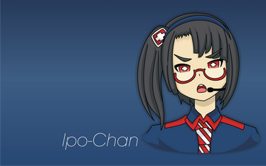 Ipo-Chan (FanArt Colored Wallpaper)