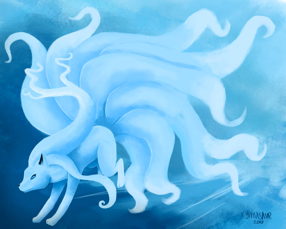 Alola Ninetails by Xyphiasaur