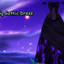 Sims 3 Big Gothic Dress MMD DL