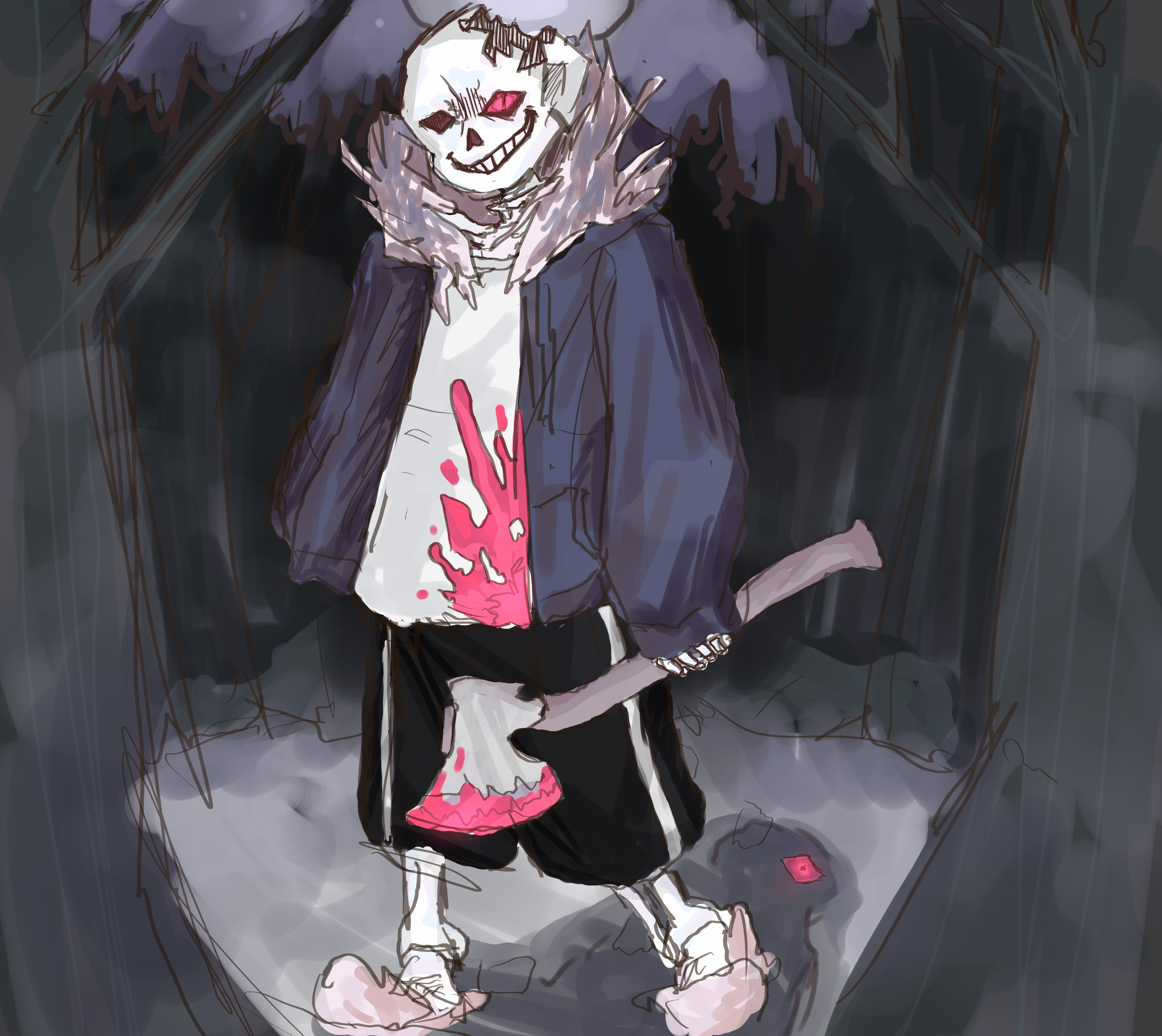 Horror Sans by 13blackcrows on DeviantArt