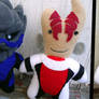 Mordin and Garrus plushies