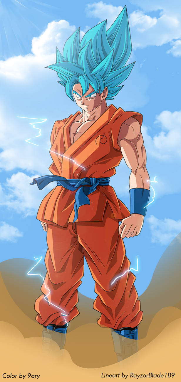 Goku ssgss by 9ary