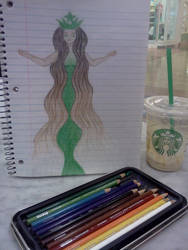 This is what happens when I'm stuck at Starbucks