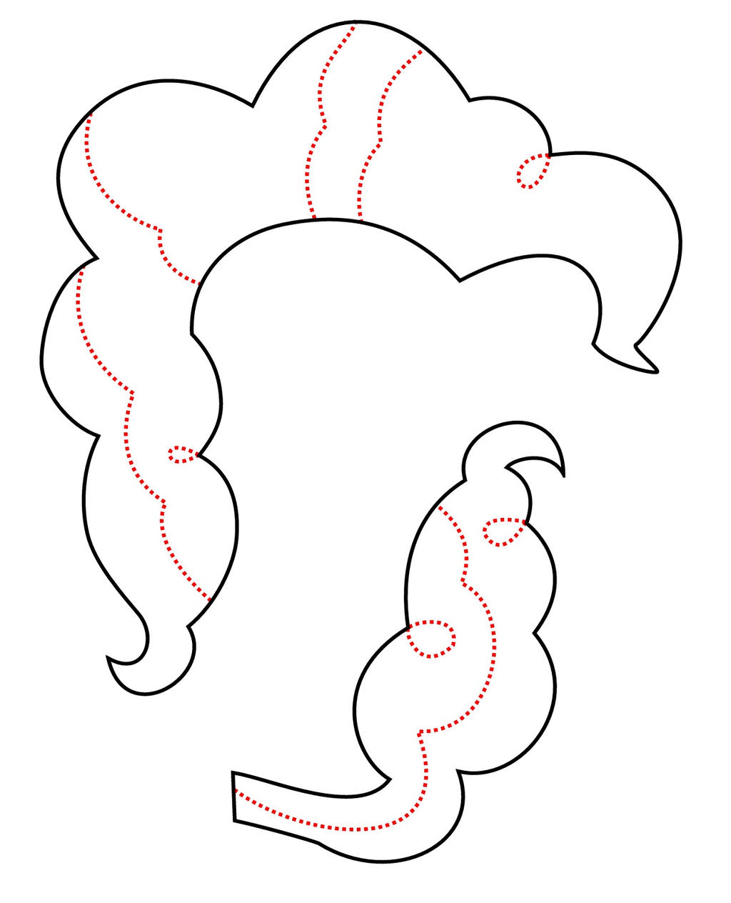 Pinkie Pie's Hair Pattern by Zendrick42 on DeviantArt