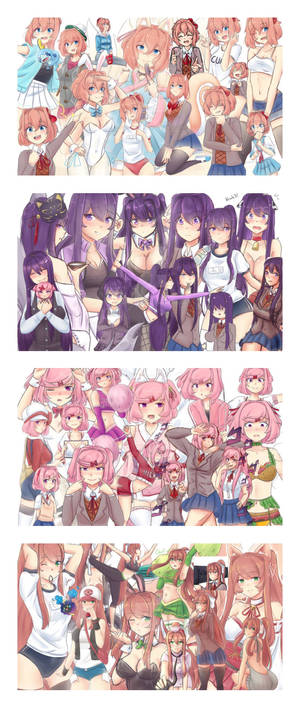 All ddlc girl outfits