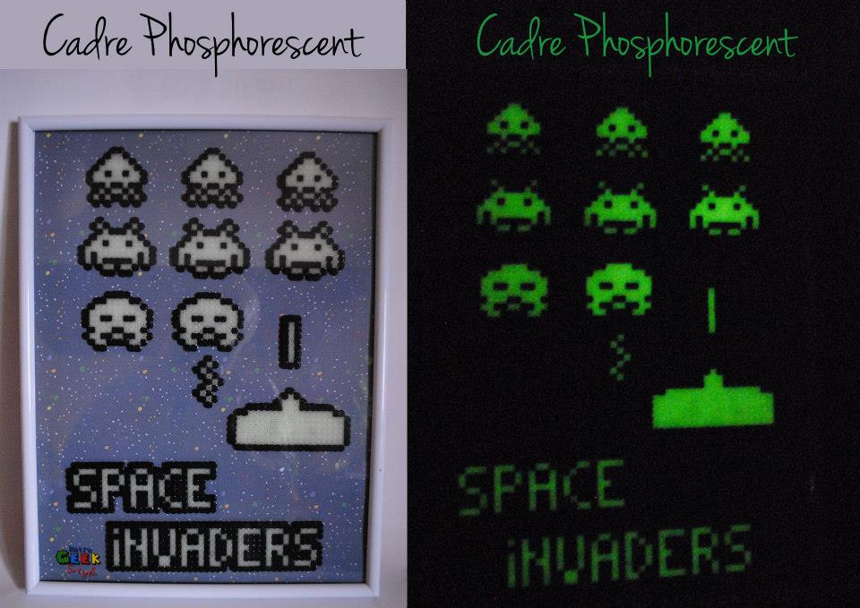 Space Invaders (Glow In The Dark) by berserkboy666 on DeviantArt