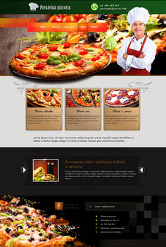 pizza web template