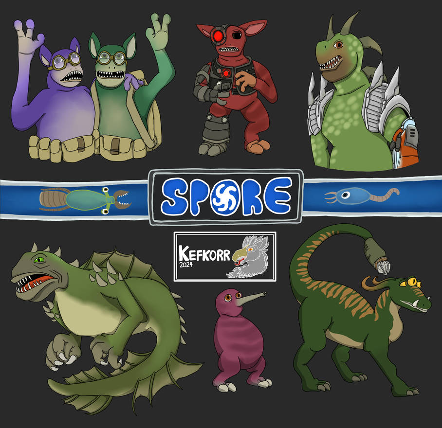 Deviantart Spore Spore Stuff by kefkorr on DeviantArt