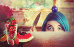 I love strawberry... by Ata-Ur-Rehman