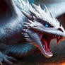 IA-GENERATED Blue-Eyes White Dragon