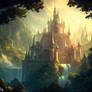 IA-GENERATED Forest Castle