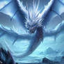 IA-GENERATED Ice Dragon