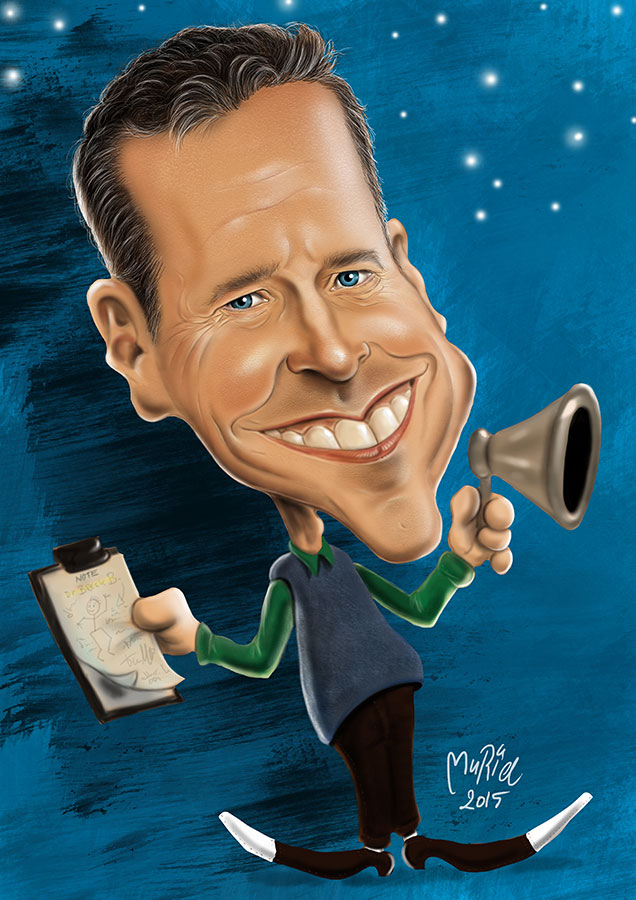 TIM MATHESON CARICATURE