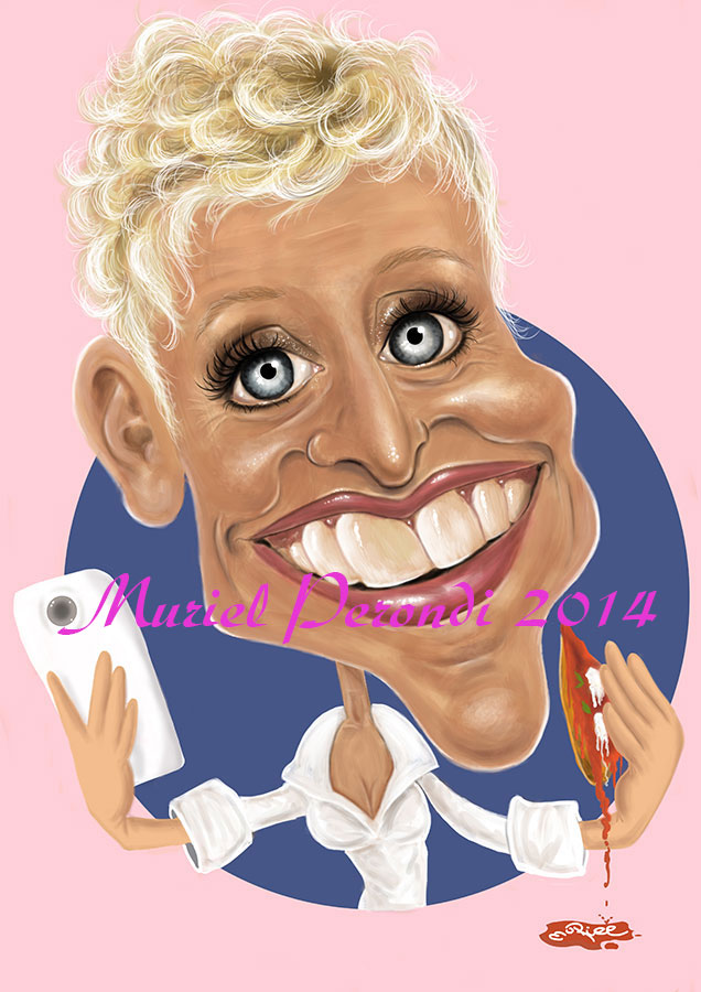 Ellen De Generes caricature