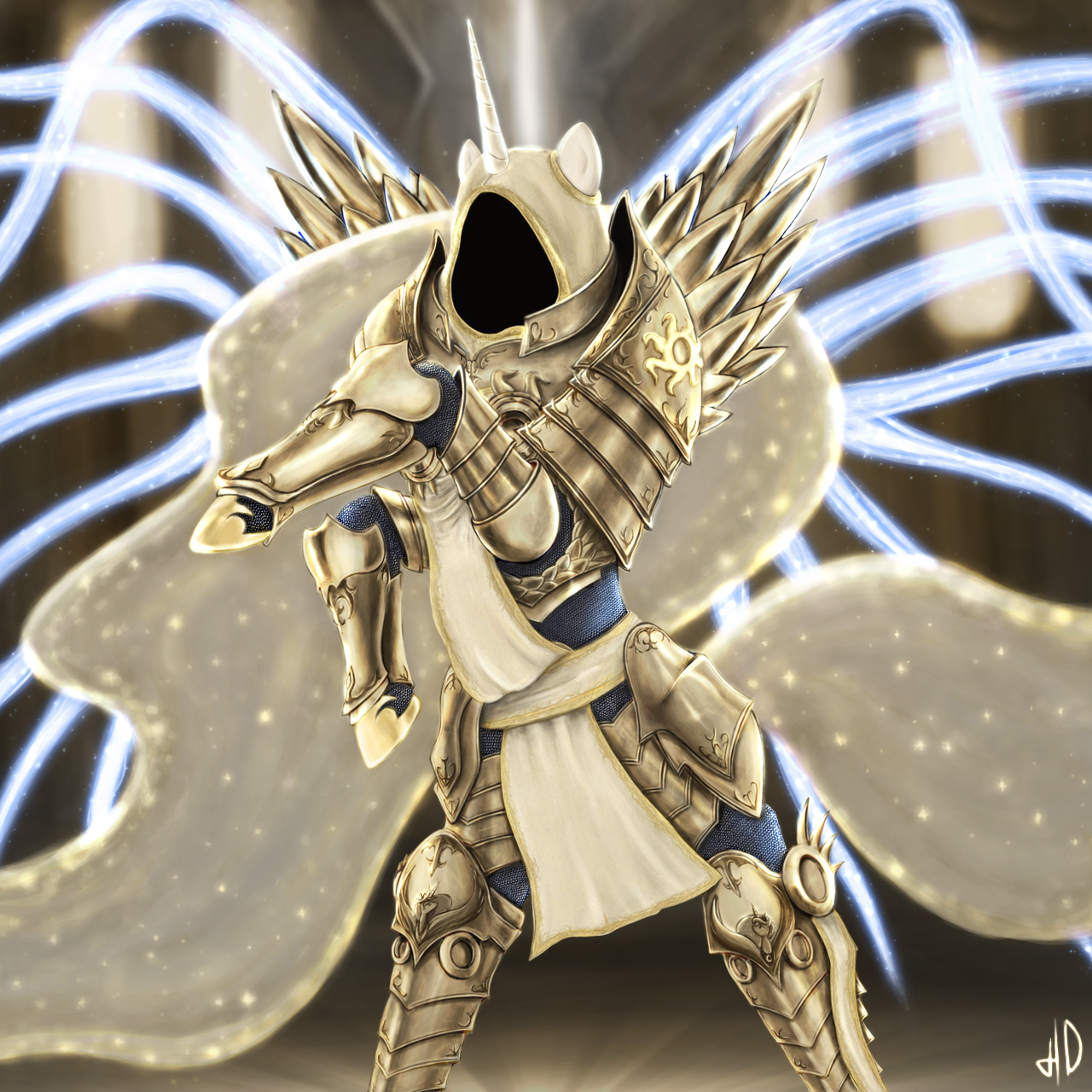 Celestia as Tyrael