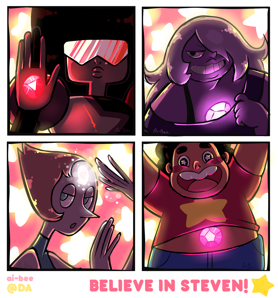 Fanart - Believe in Steven! by Beedalee-Art