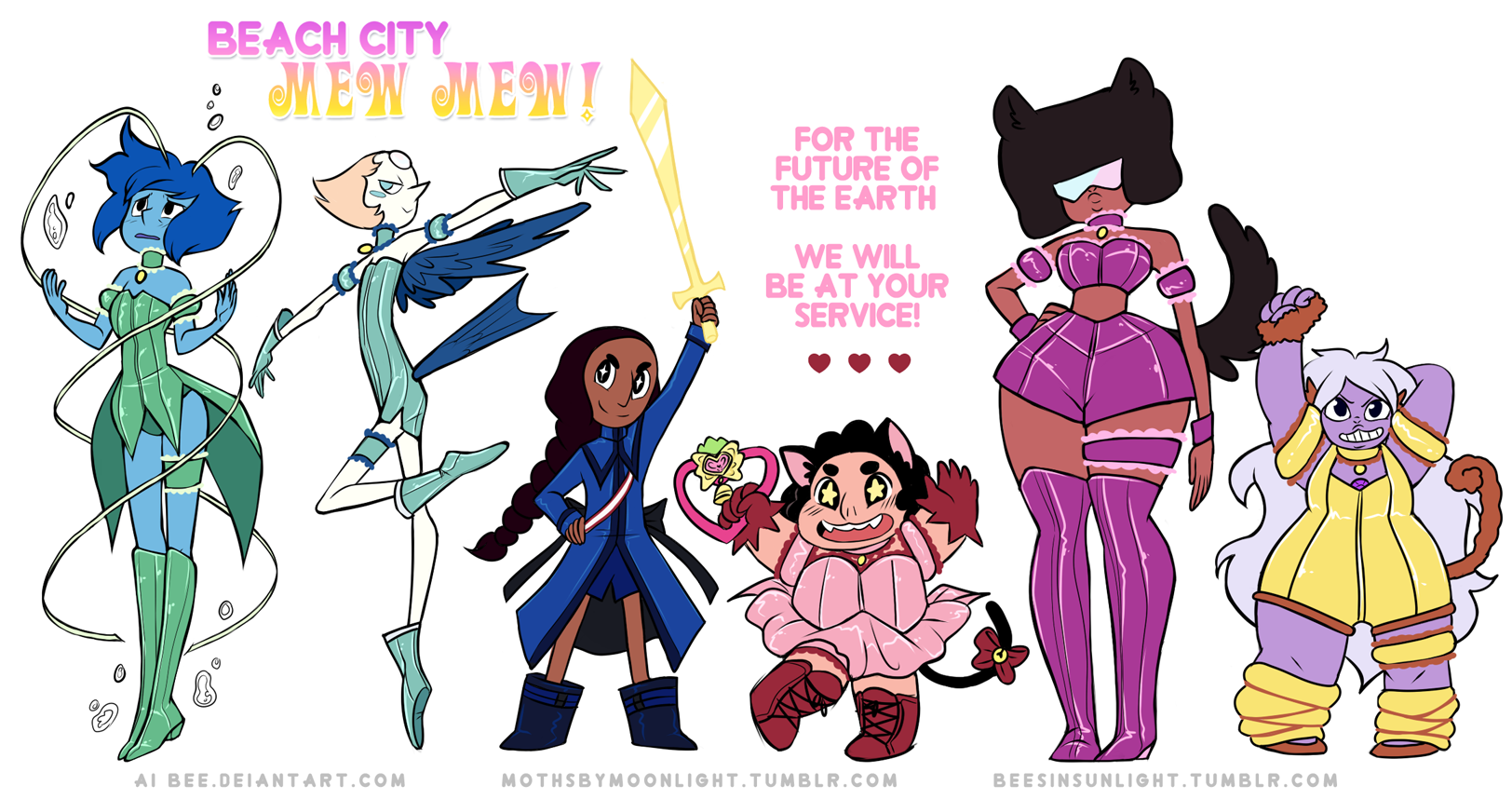 Beach City Mew Mew!