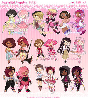 Magical Girls Adopts - PINK [SOLD!]