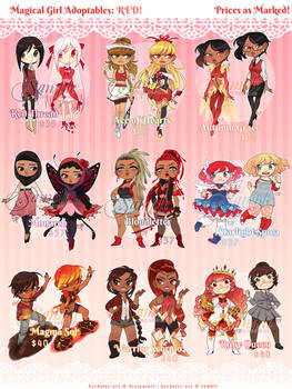 Magical Girl Adopts - RED [SOLD]