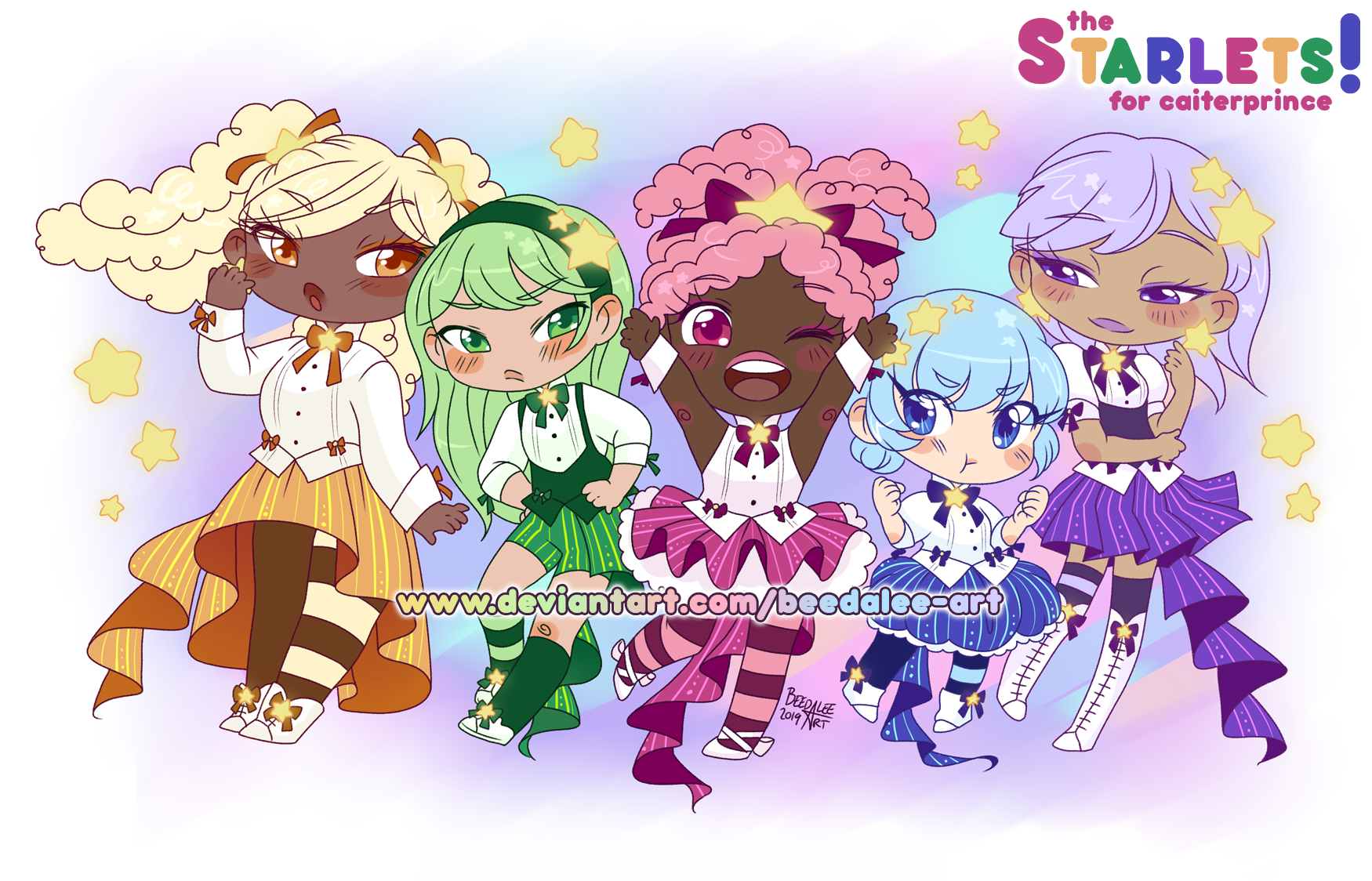Gift - The Starlets! by Beedalee-Art on DeviantArt