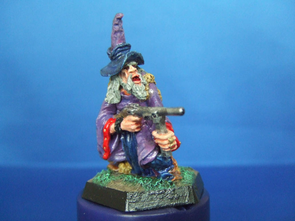 Wizard Machine Wizard with a Machine Gun by metropolis1975 on DeviantArt