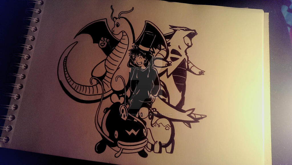 Pokemon team line up 03 by DutchManArts on DeviantArt