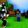 [MMD] If Xilla Went to Minecraft World....